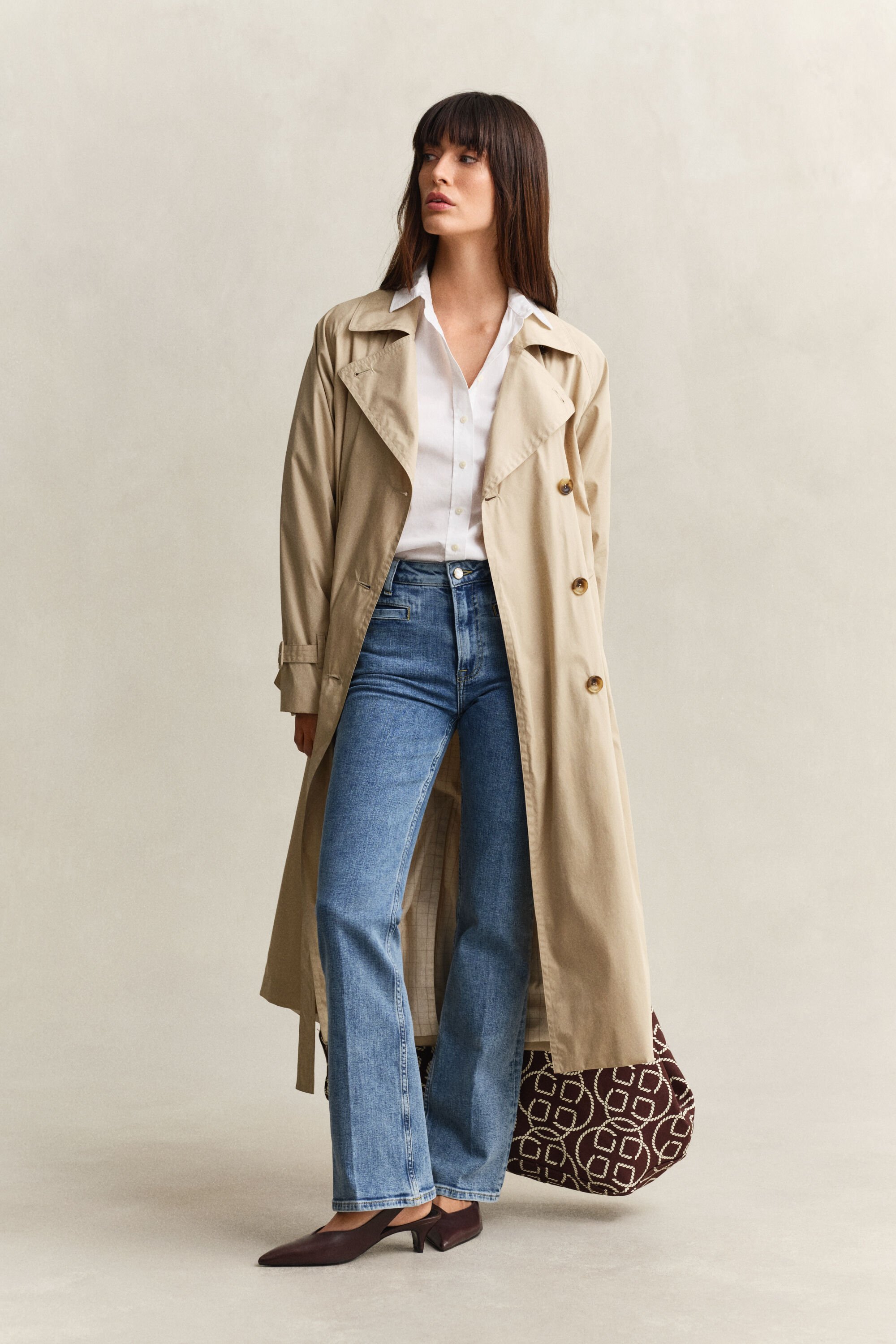 Camicia classica in popeline regular fit