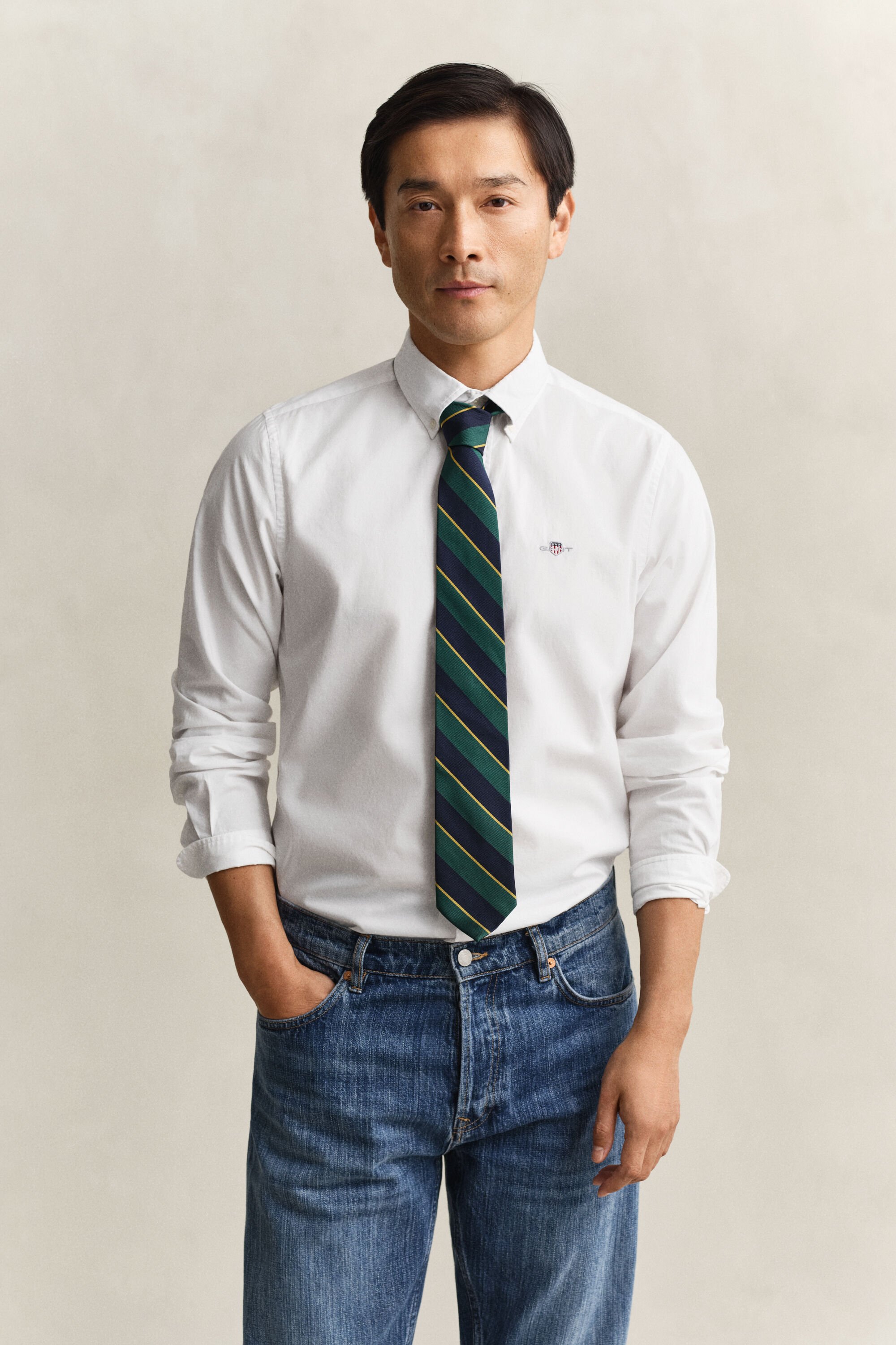 Slim Fit Classic Poplin Shirt