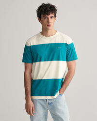 T-Shirt mit Blockstreifen
