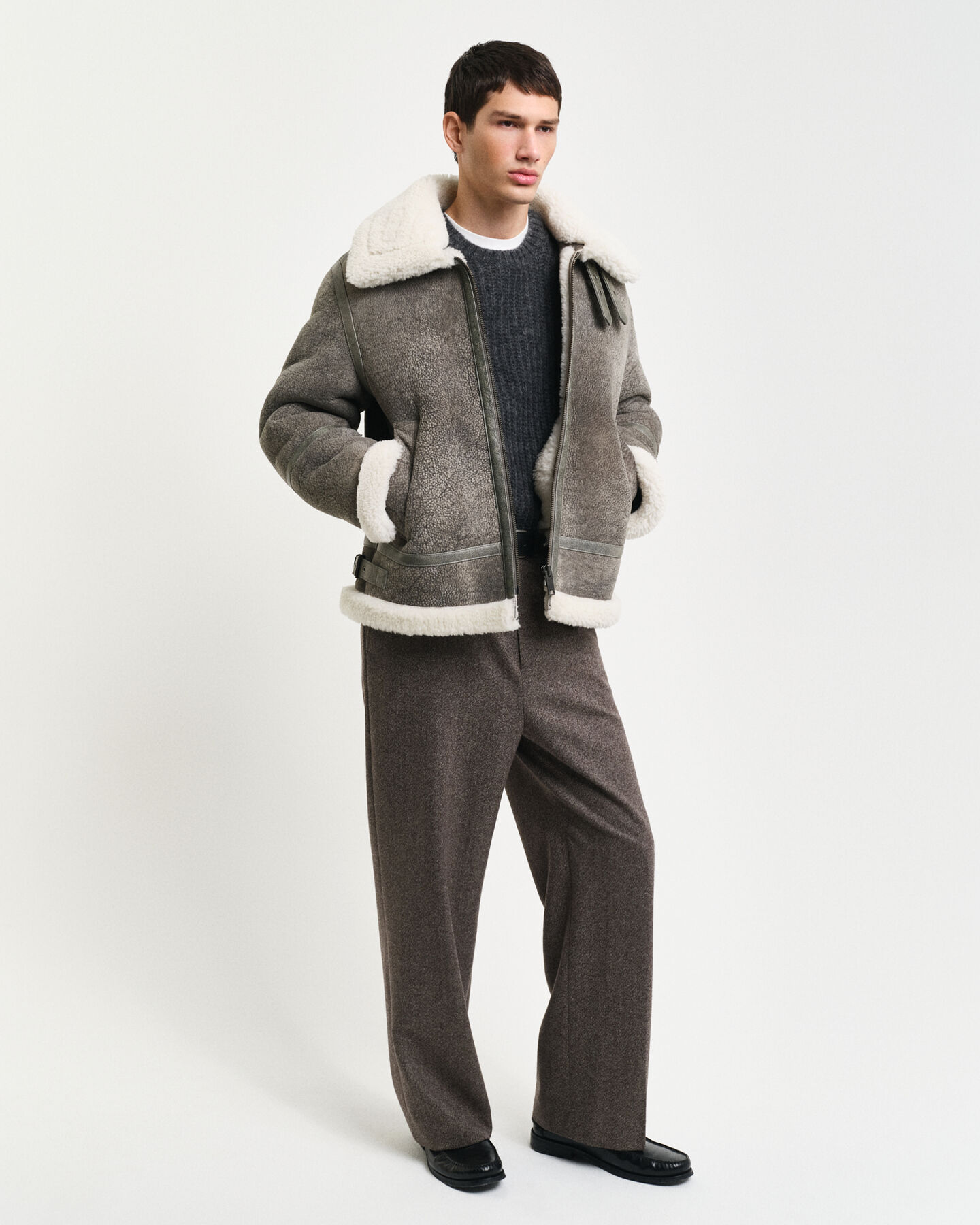 Shearling-Jacke