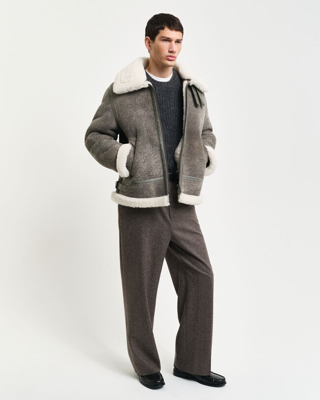 Shearling-Jacke