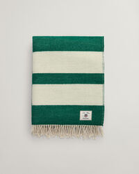 Gestreifte Wolldecke