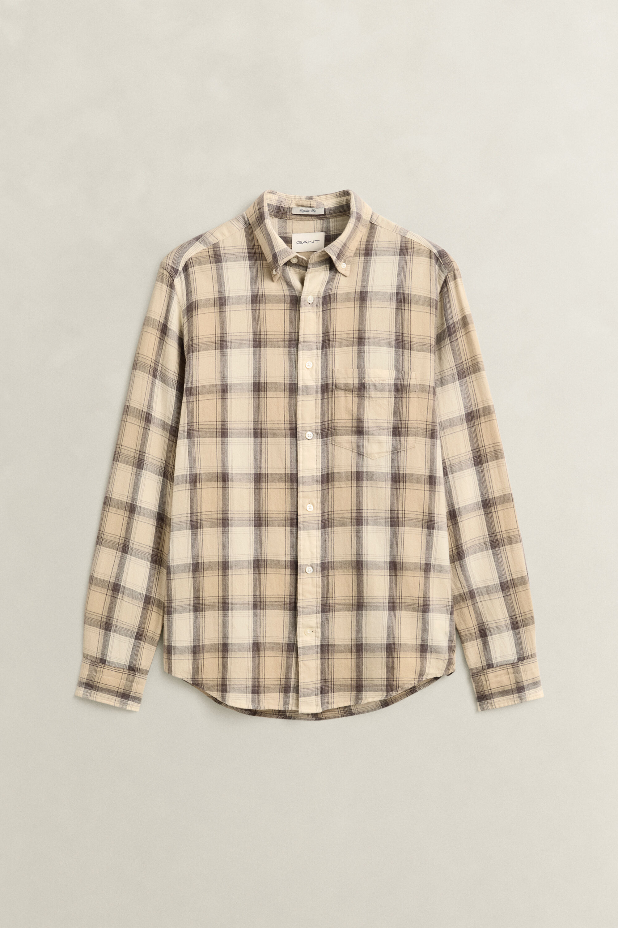 Checked Windblown Flannel Shirt