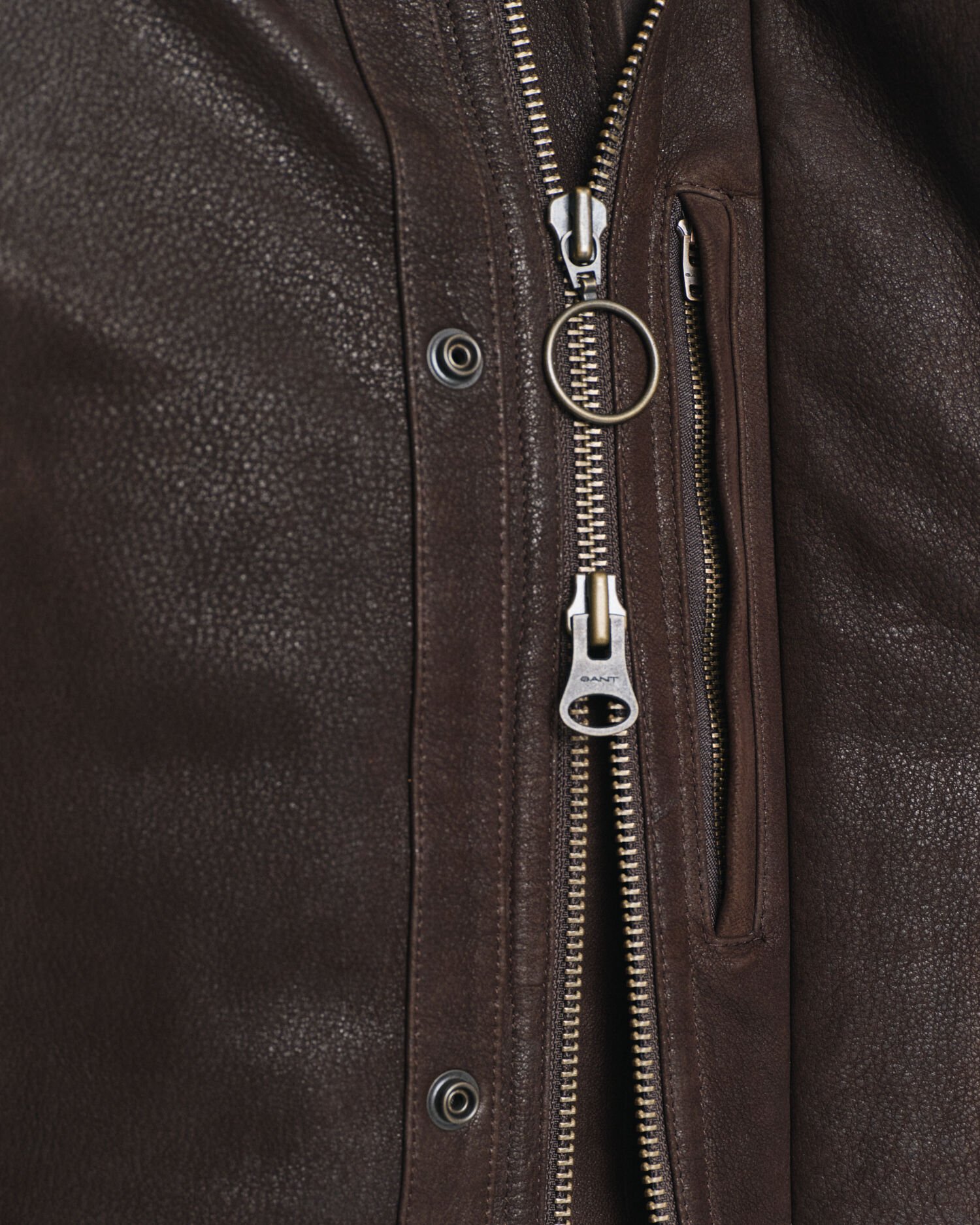 Decker Jacke aus Nubukleder