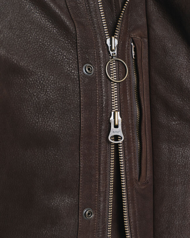 Decker Jacke aus Nubukleder