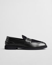 Gracelyn Leder Loafer mit Fell
