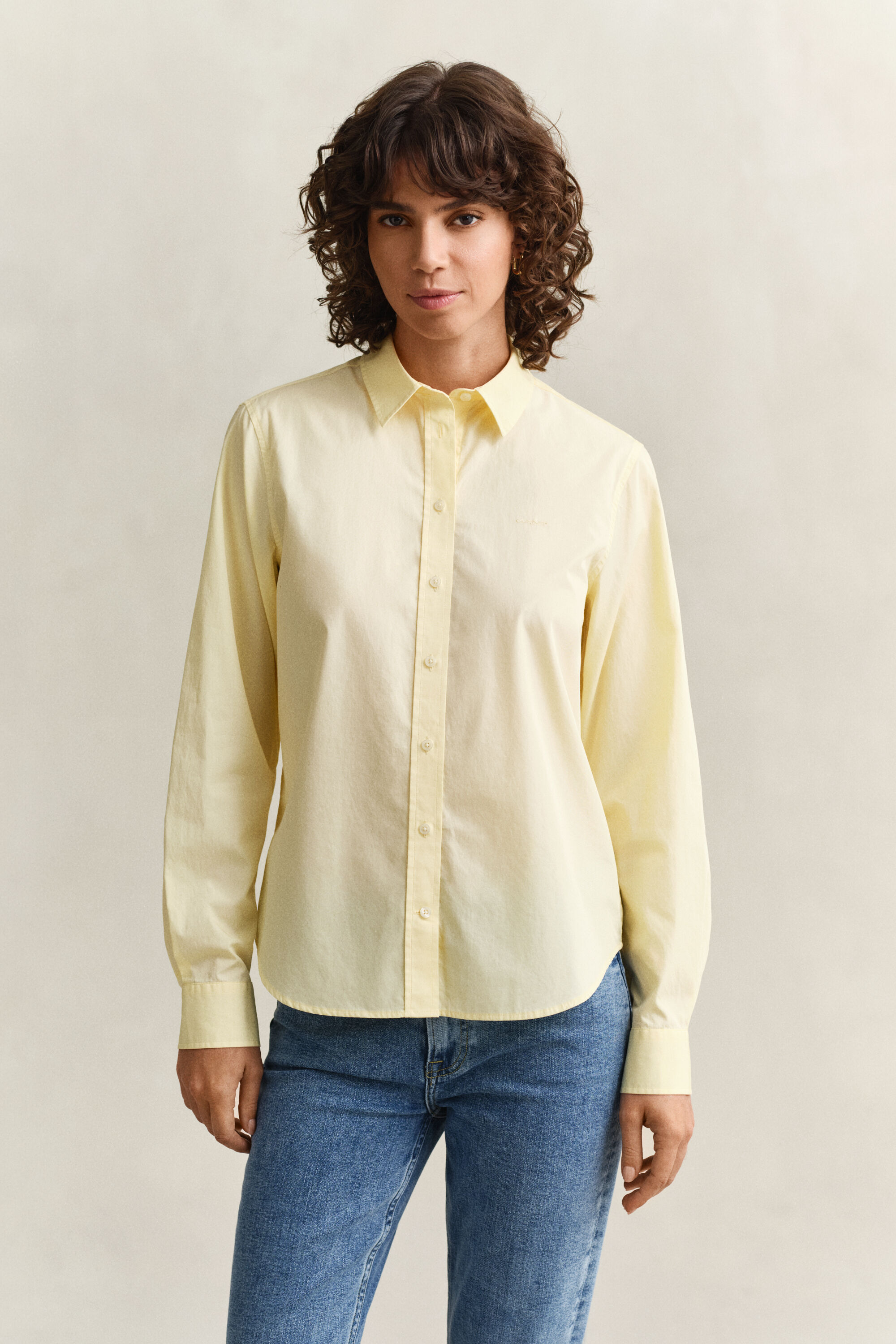 Camicia classica in popeline regular fit