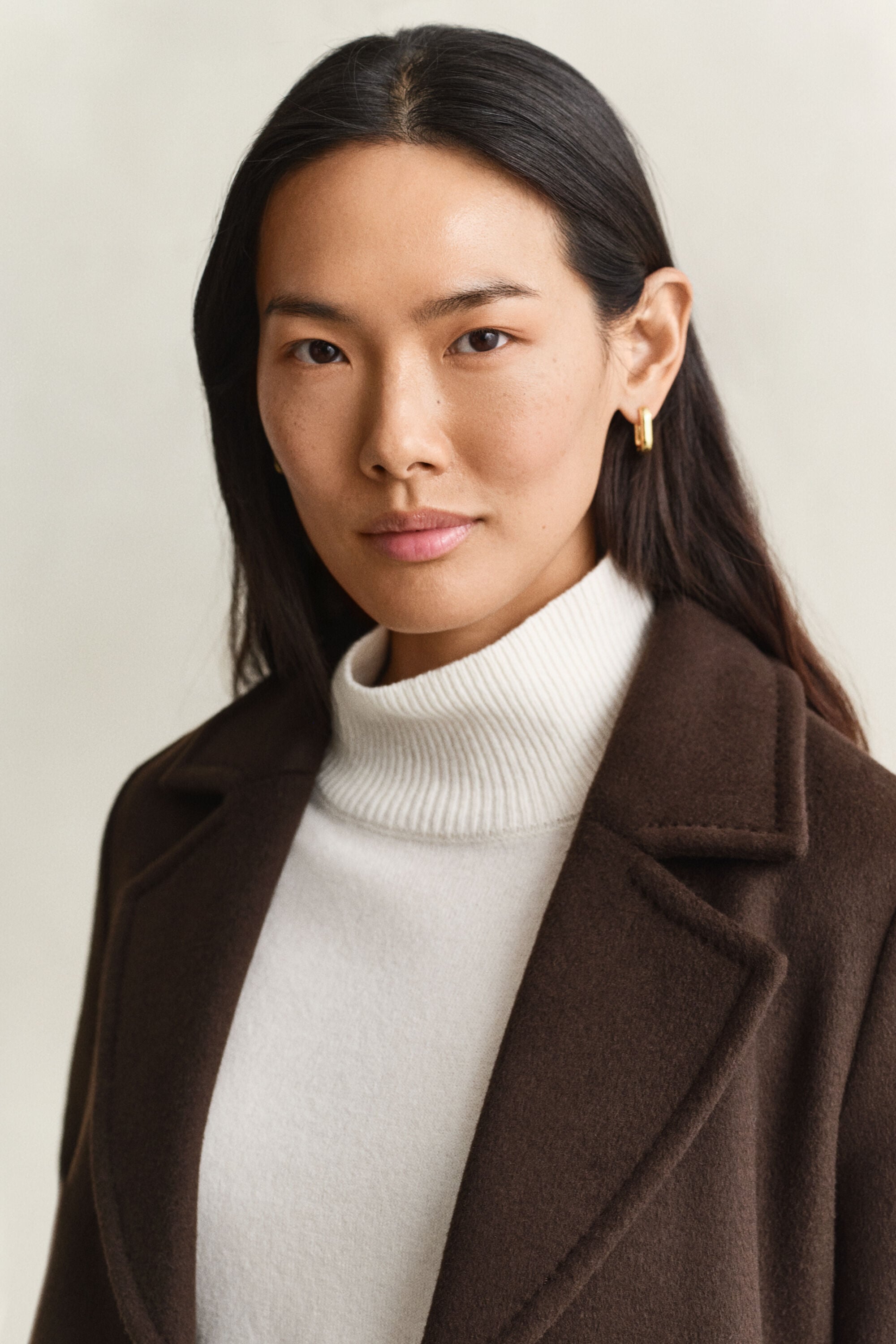 Belted Wool Blend Coat