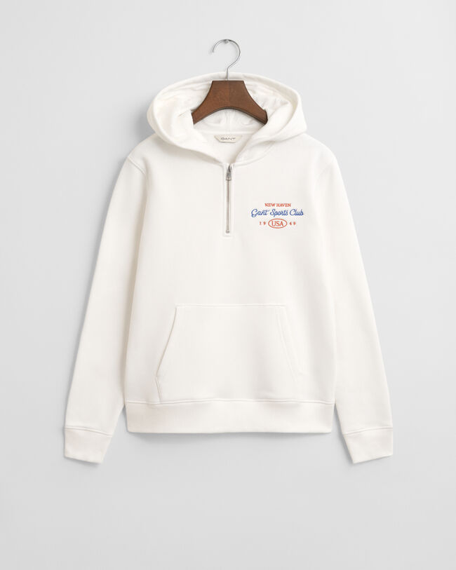 Teen Girls Sports Club Graphic Half-Zip Hoodie