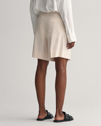 Stretch Leinen Shorts