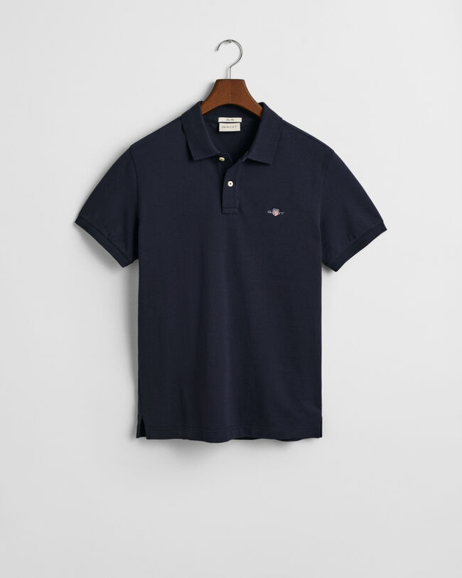 Slim Fit Archive Shield Piqué Poloshirt