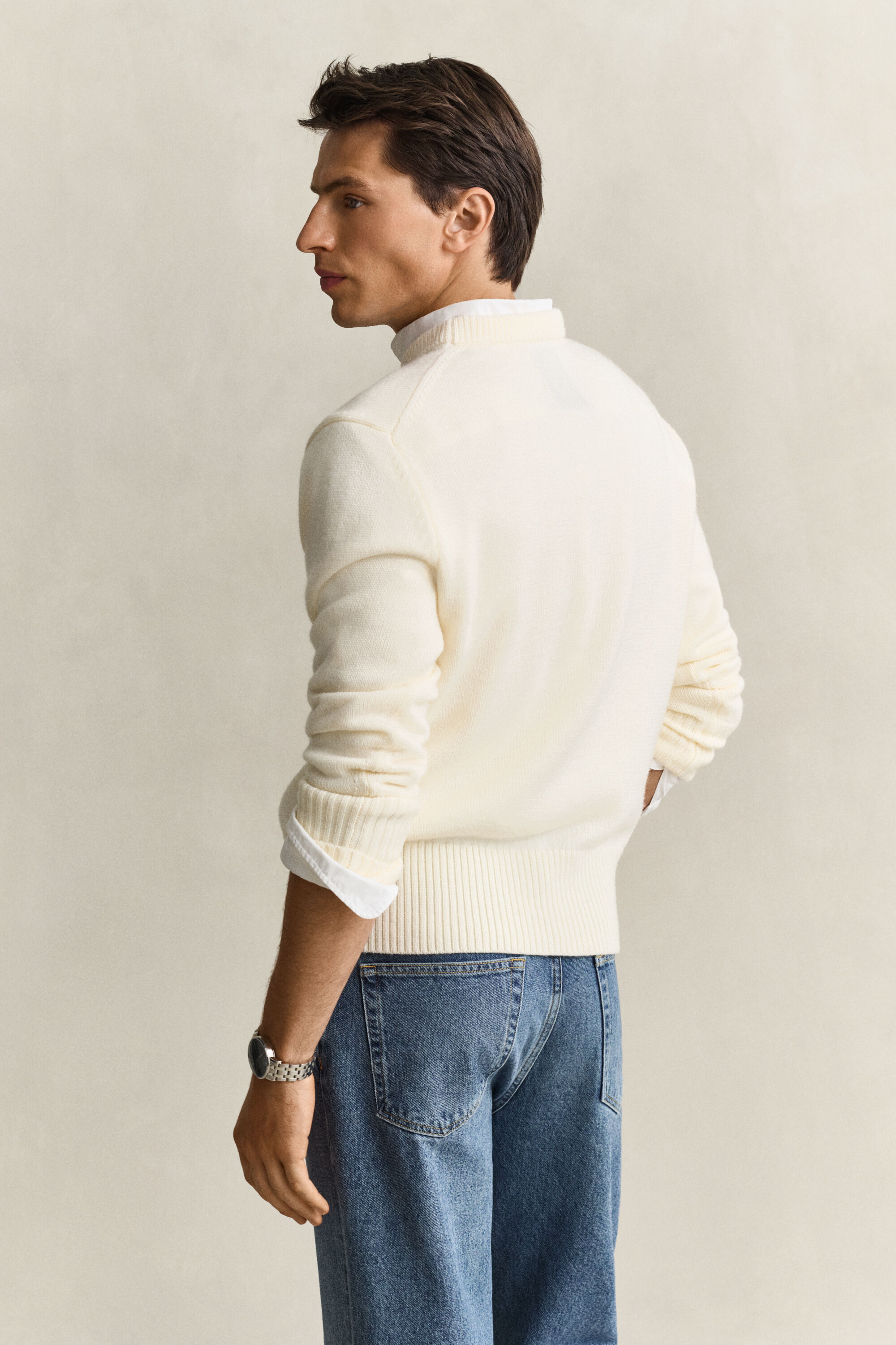 Gant x Yale Pullover aus Merinowolle