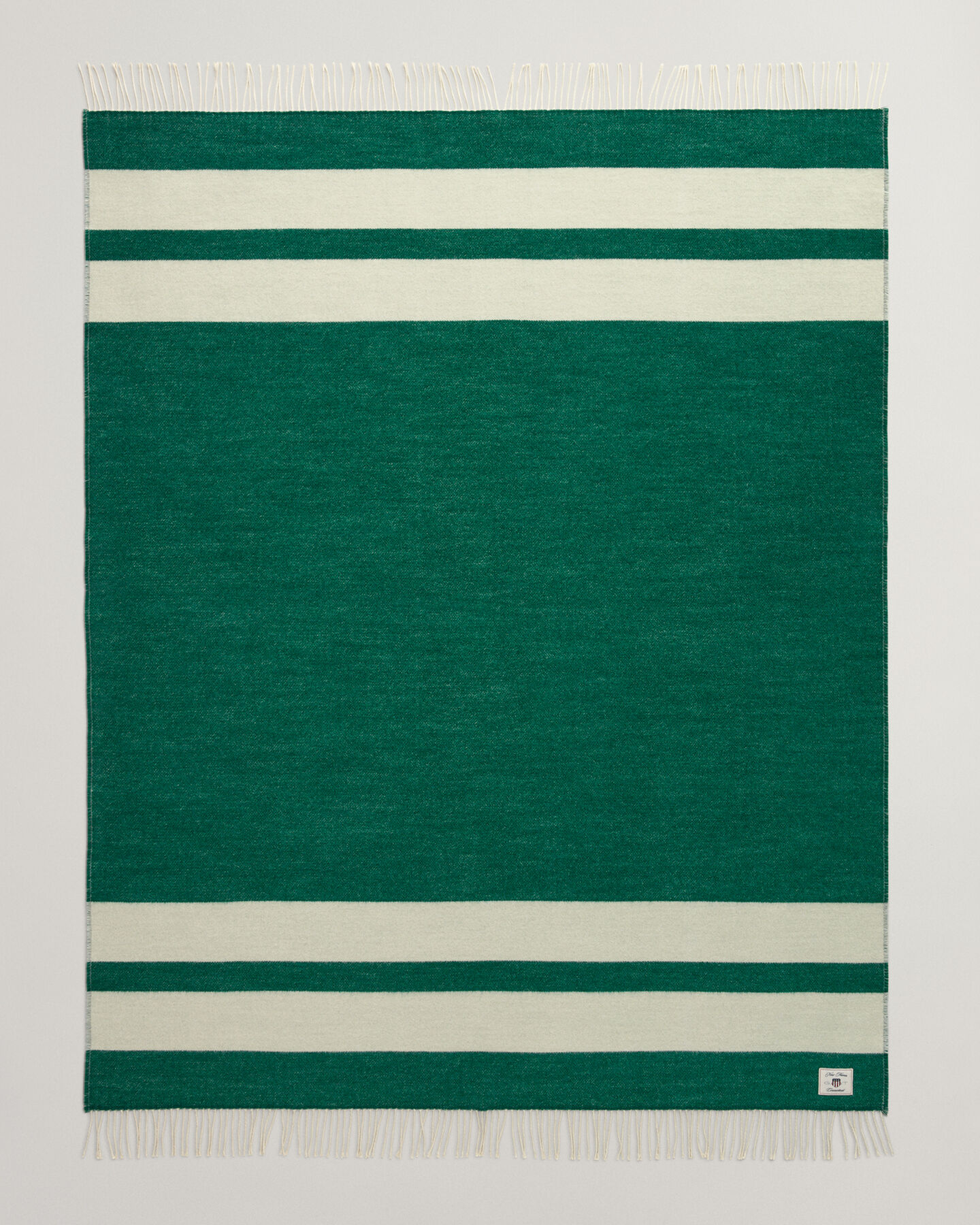 Gestreifte Wolldecke