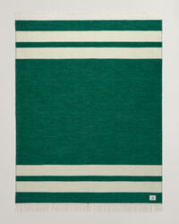 Gestreifte Wolldecke