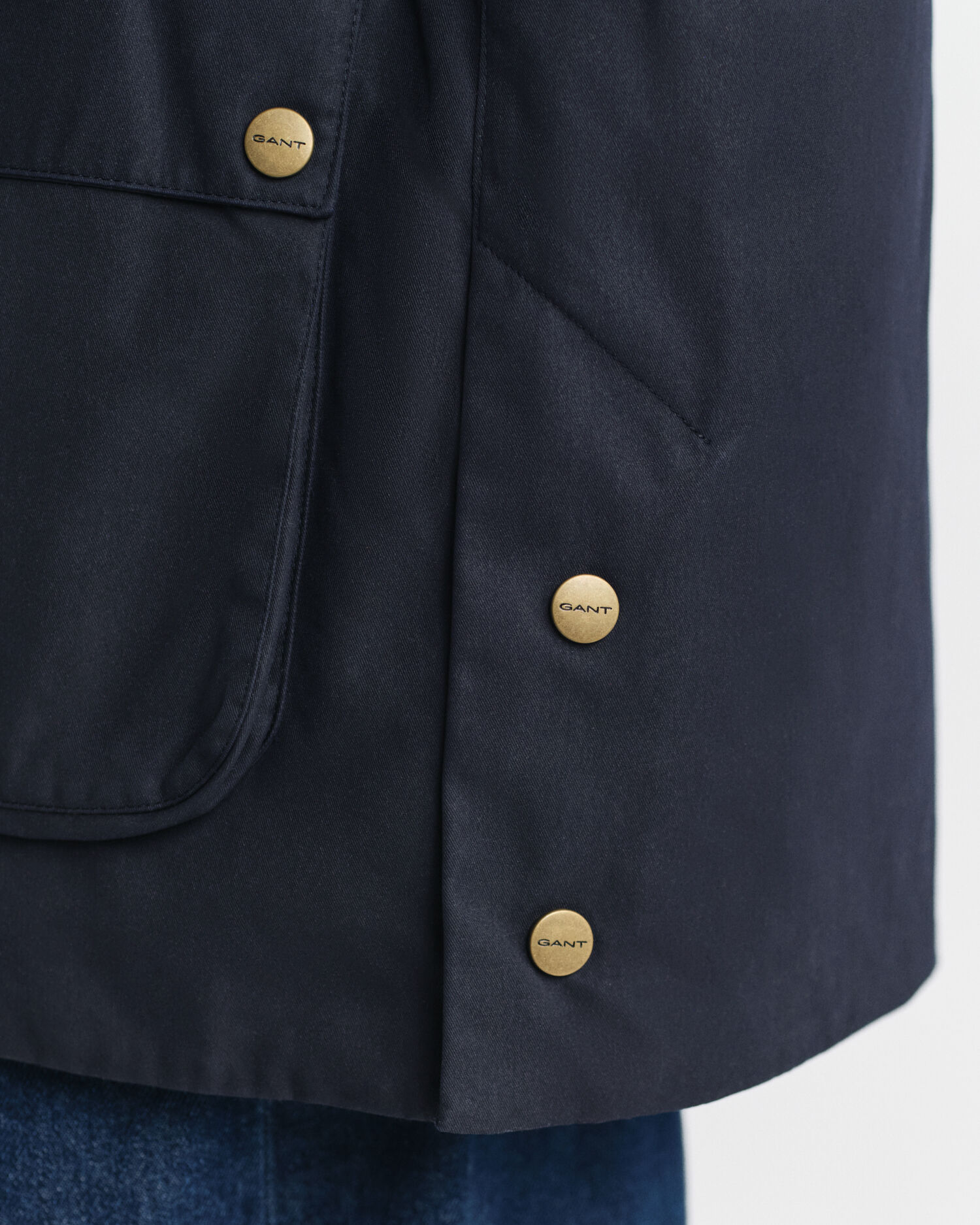 Waxed Cotton Double Decker Jacke