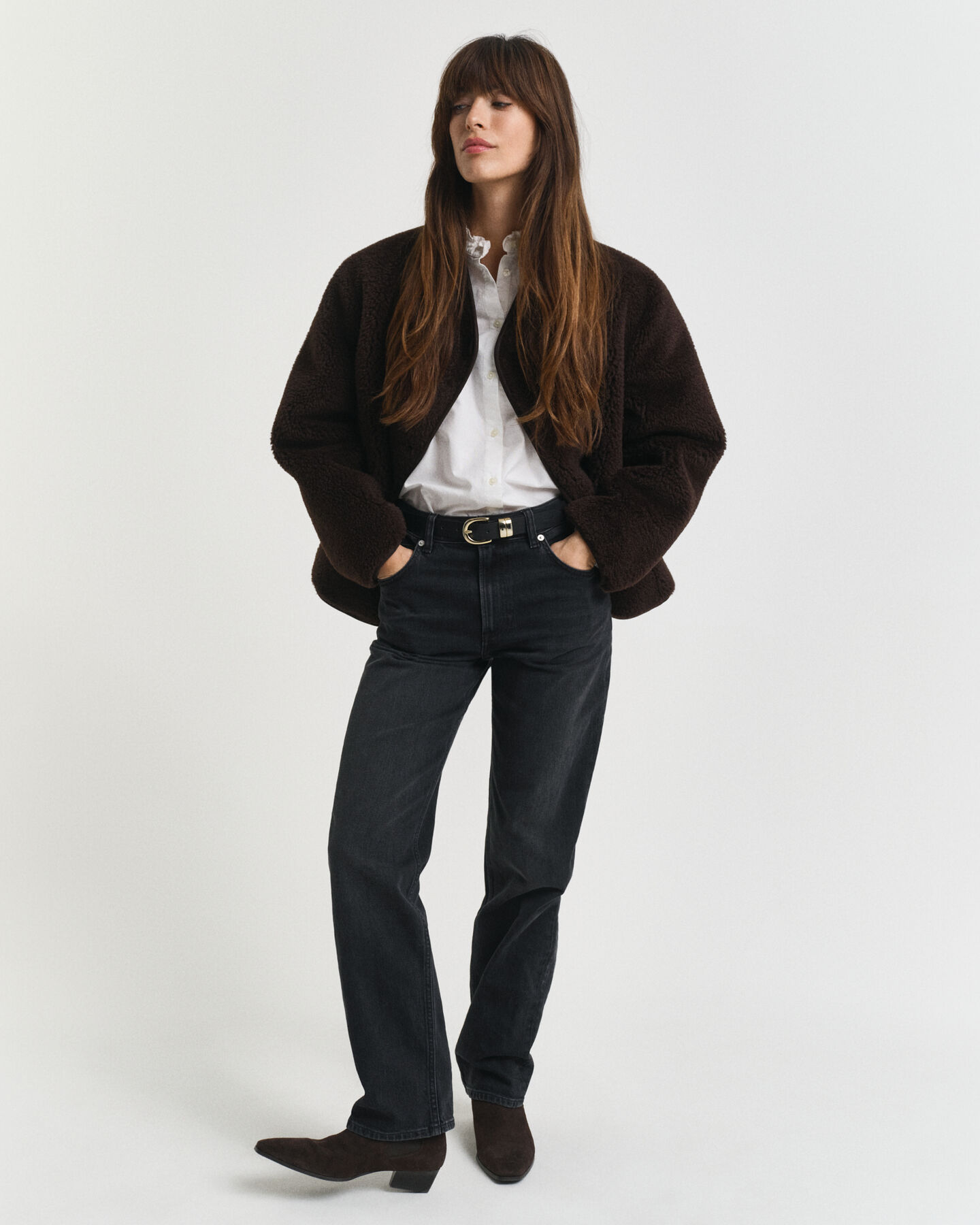 Stretch-Jeans mit geradem Bein