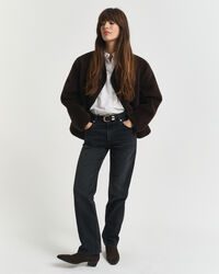 Stretch-Jeans mit geradem Bein