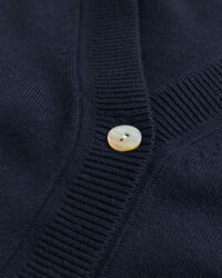 Leichte V-Neck Strickjacke aus Baumwolle