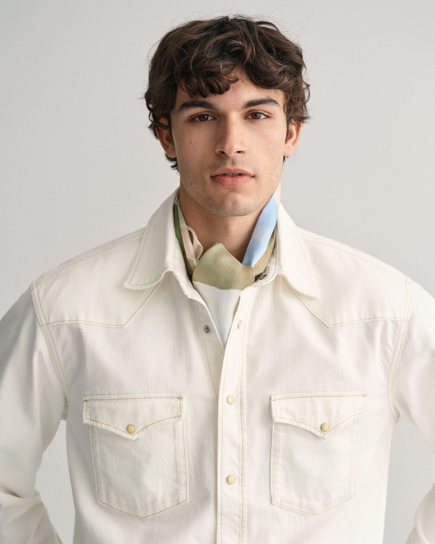 Art Print Langer Seidenschal