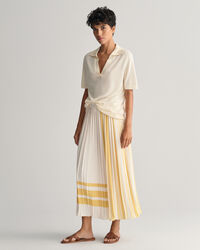 Faltenrock mit Streifen