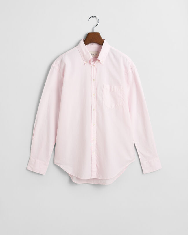 Relaxed Fit Luxury Oxford-Bluse