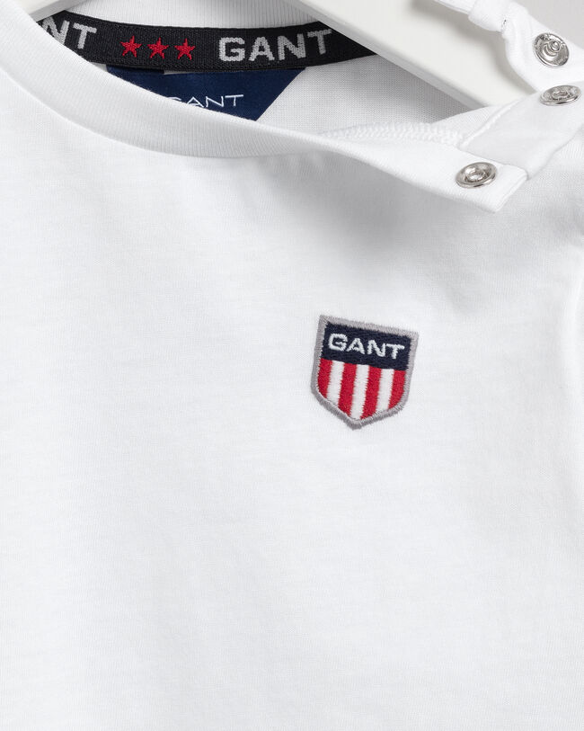 Baby Boy Retro Shield Langarm-T-Shirt