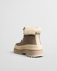 Wintly Schn&uuml;rstiefel aus Veloursleder