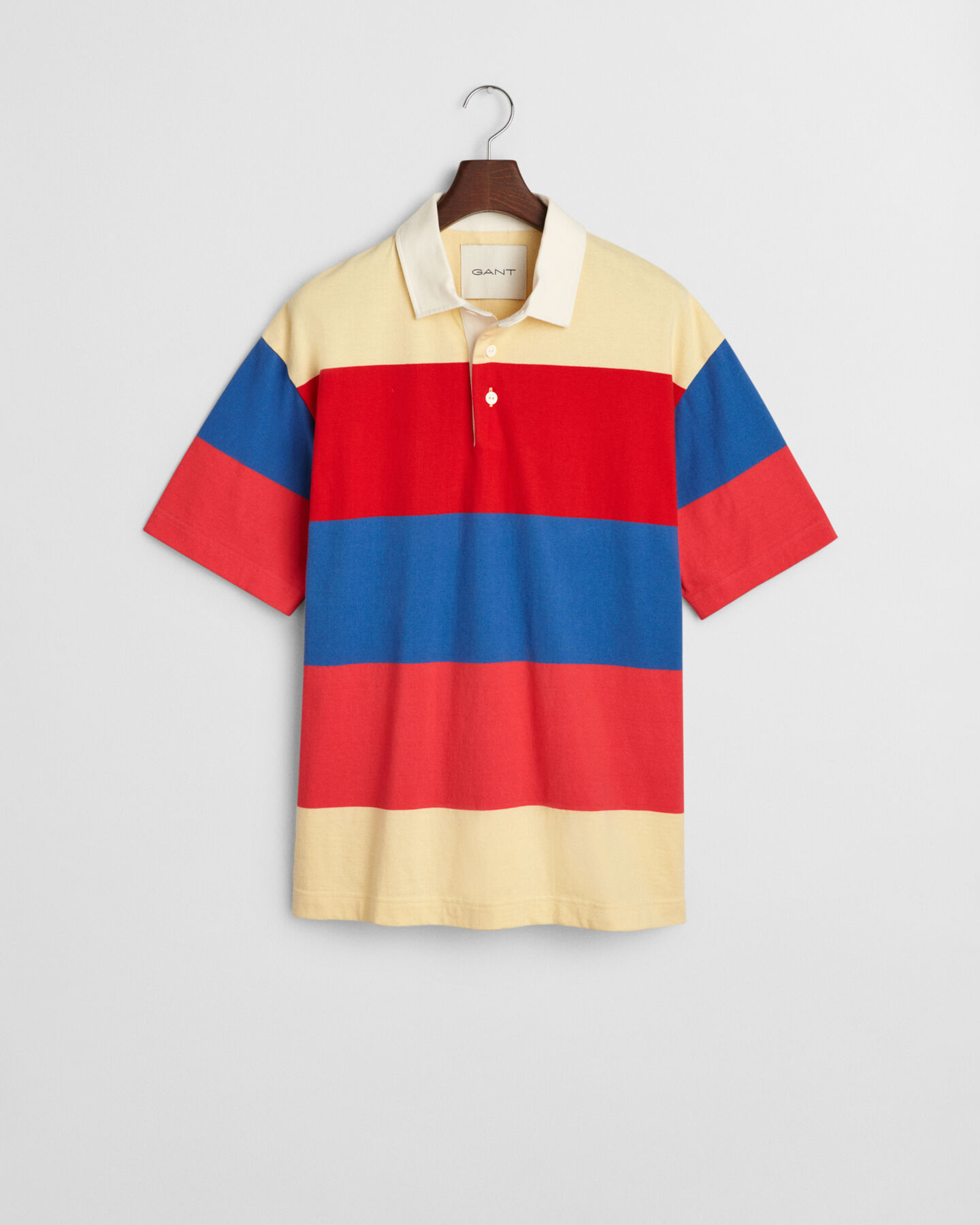 Kurzärmliges Heavy Rugger mit Streifen