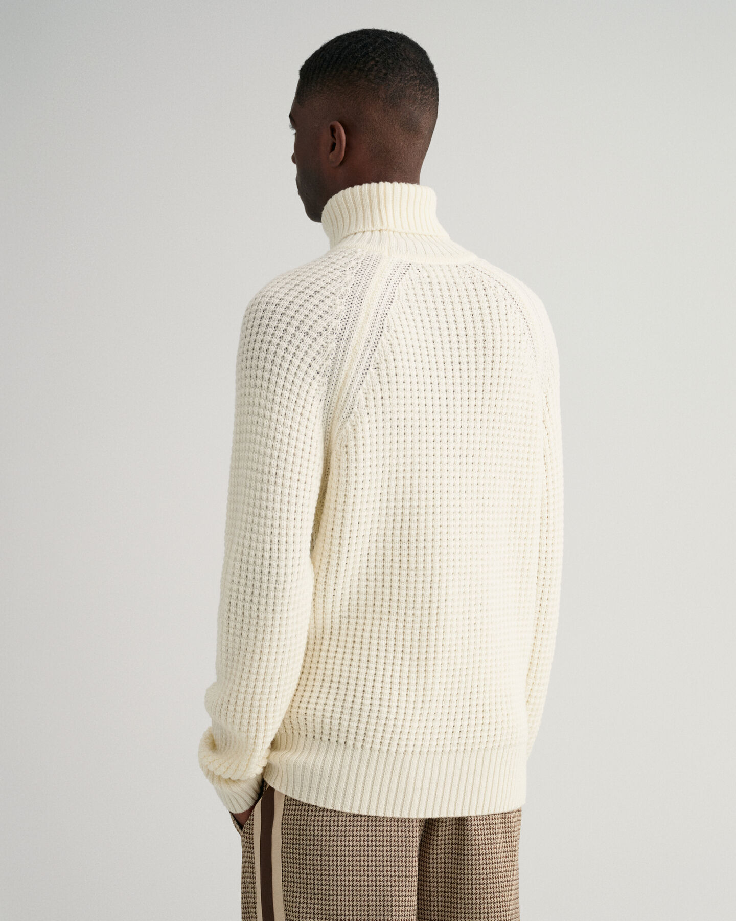 Textured Rollkragenpullover