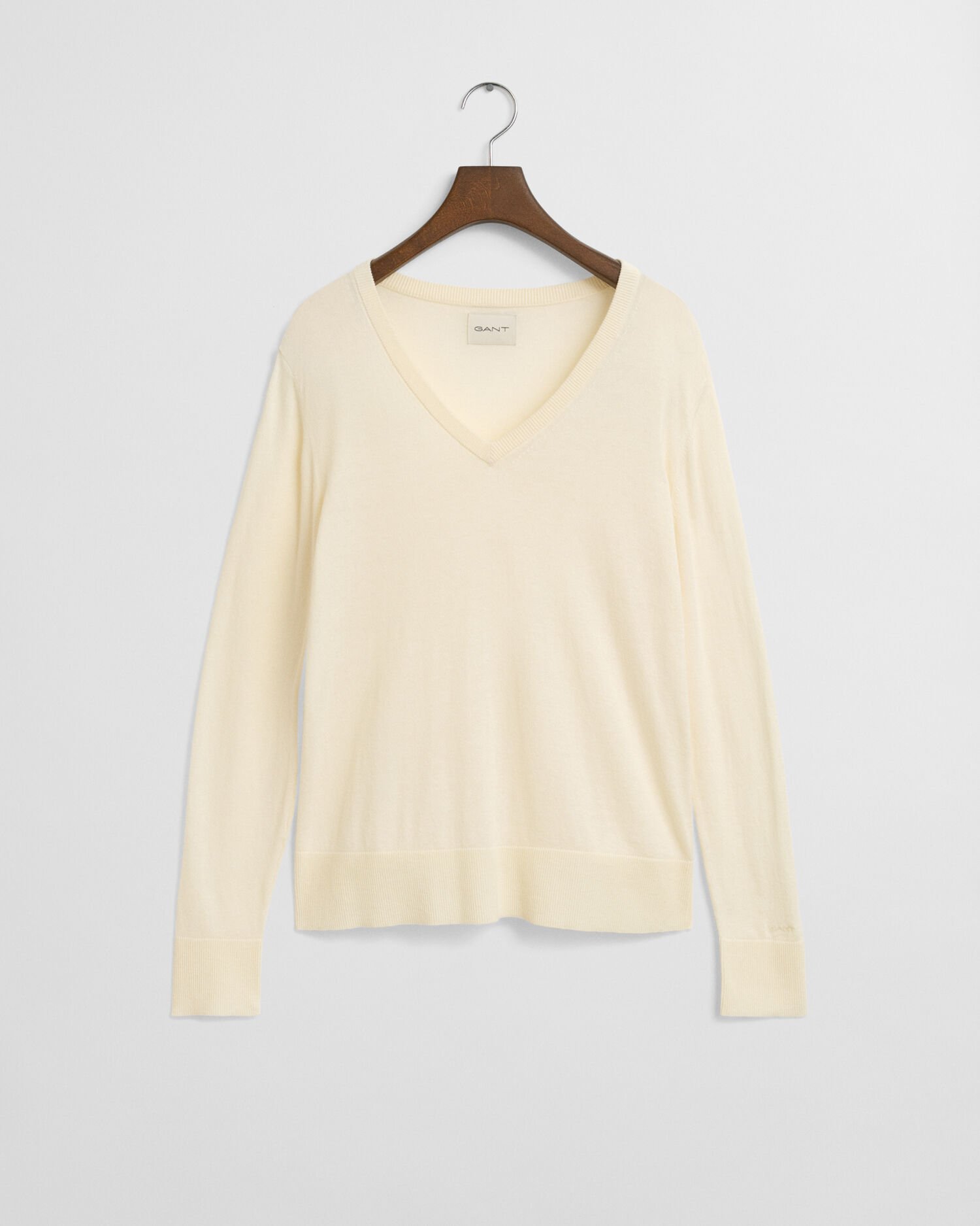 Feinstrick V-Neck Pullover