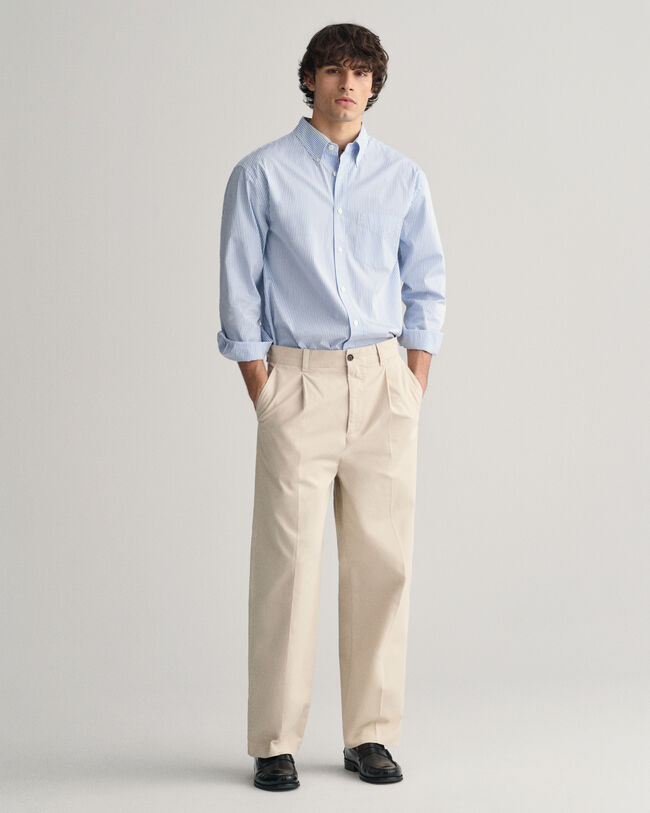 Relaxed Fit Peached Cotton Chinohose