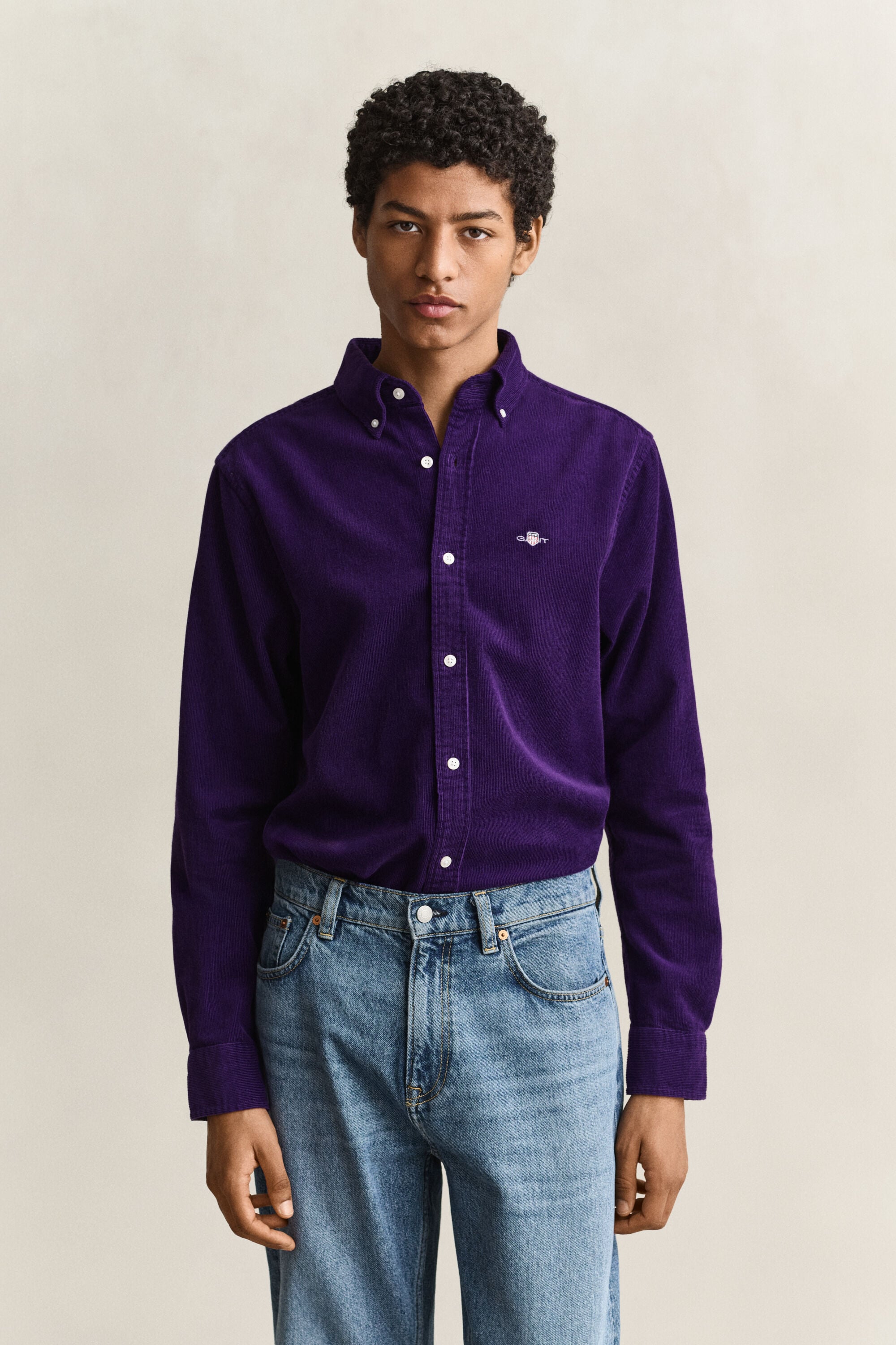Camicia in velluto a coste