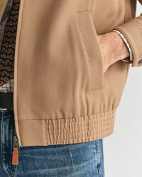 Harrington Jacke aus Wollgemisch