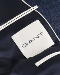 Slim Fit Herringbone Flanell Anzugsakko