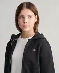 Teen Girls Verk&uuml;rzte Shield Sweatjacke