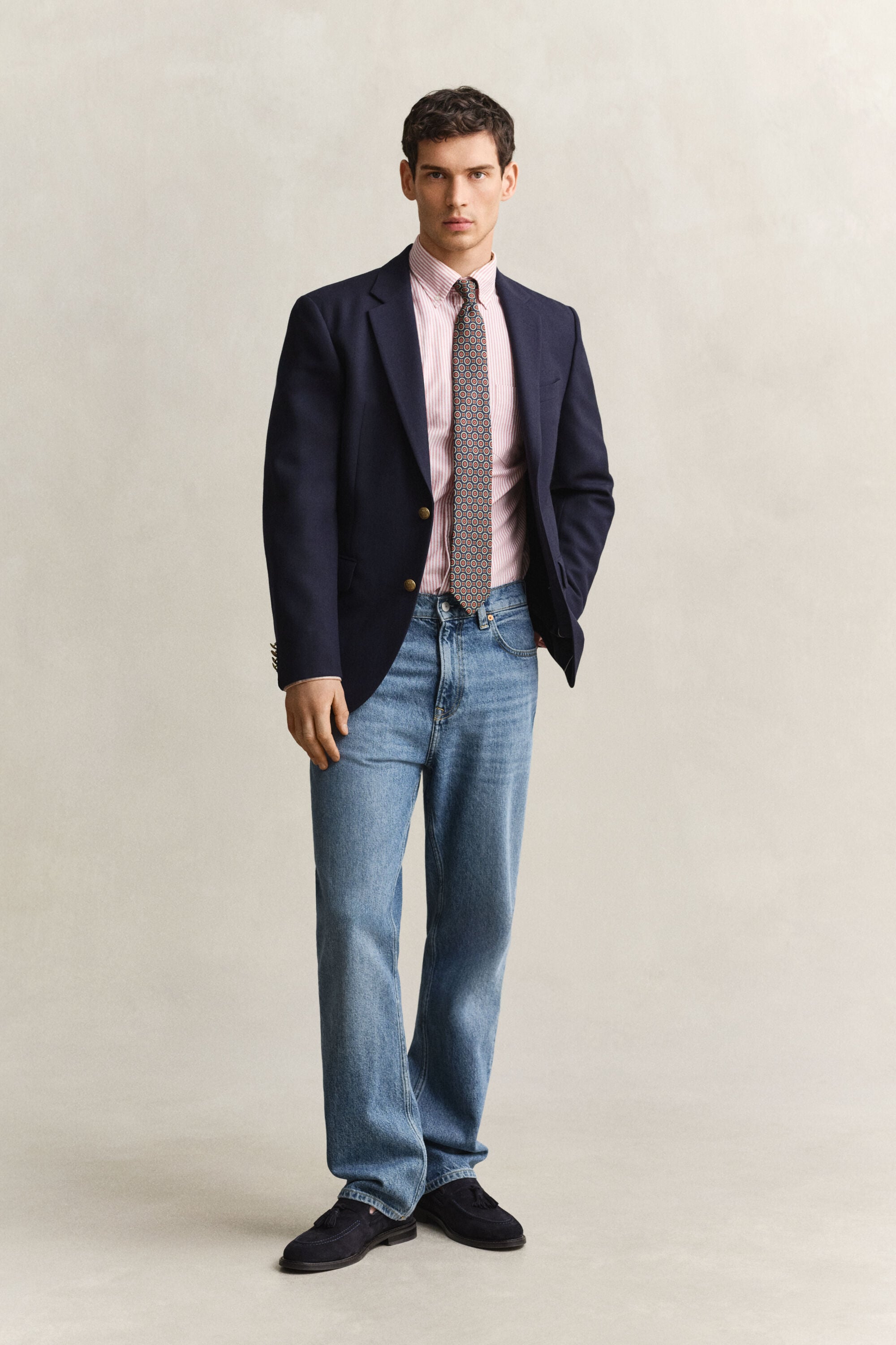 Banker Stripe Classic Oxford-Hemd
