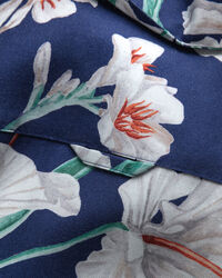 Pure Prep Relaxed Fit Kurzarm-Hemd aus Lyocell mit Blumenprint