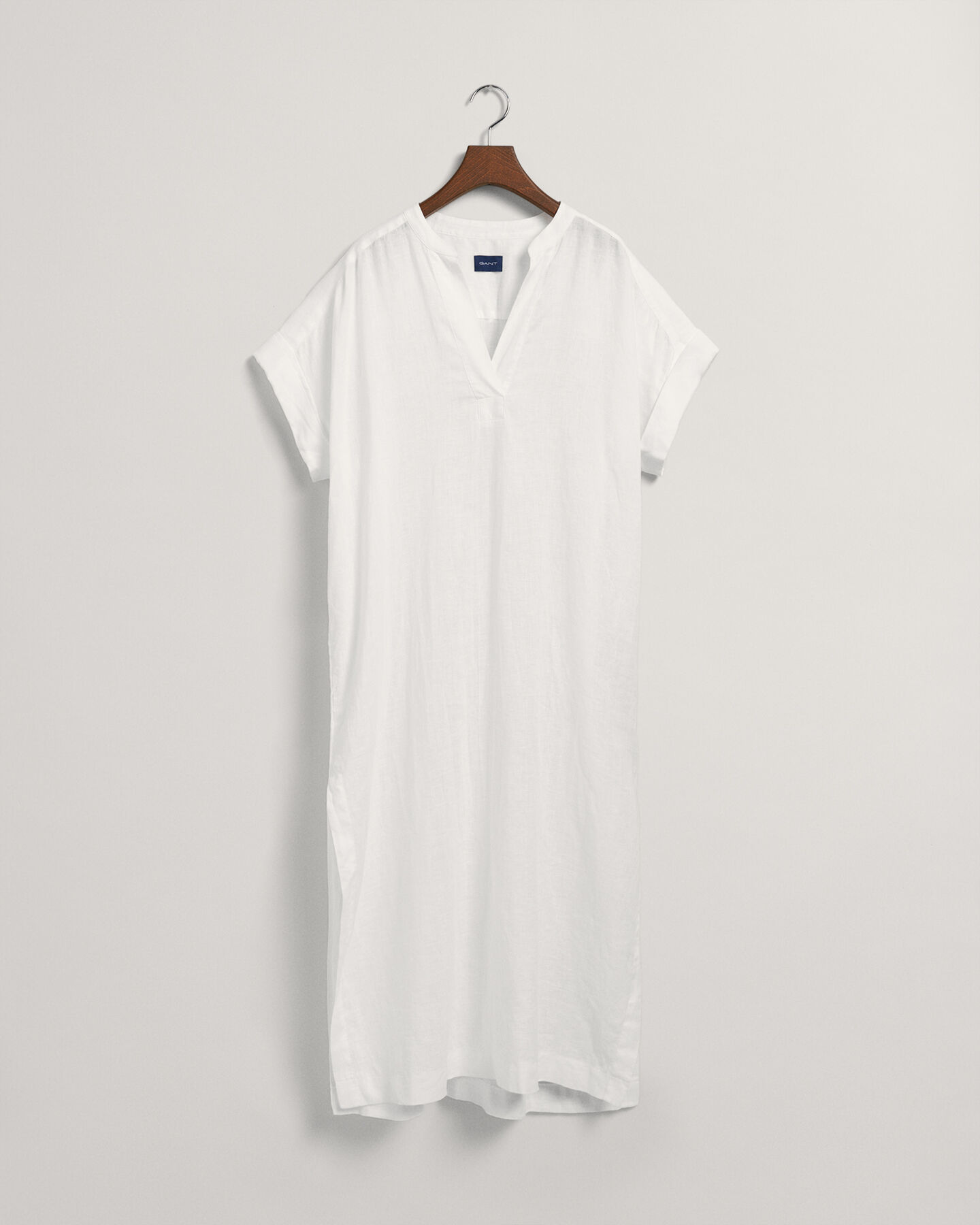 Kurzarm-Kaftan aus Leinen