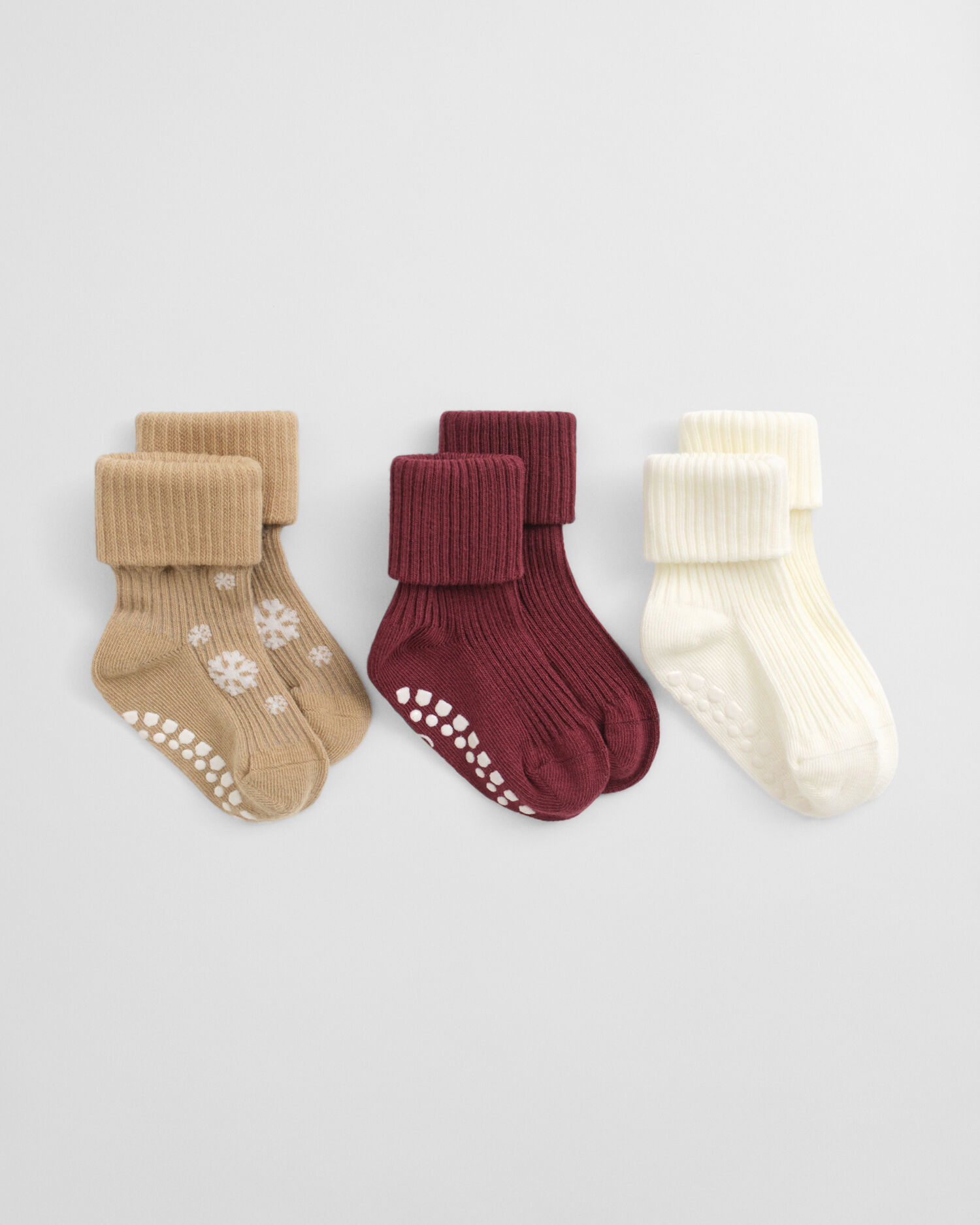 Baby 3-Pack Snowflake Socks