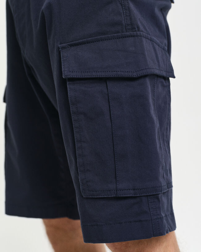 Relaxed Fit Cargoshorts aus Twill