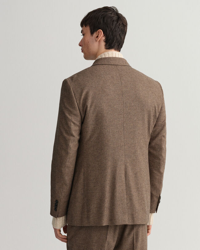 Anzugsakko mit Hahnentrittmuster