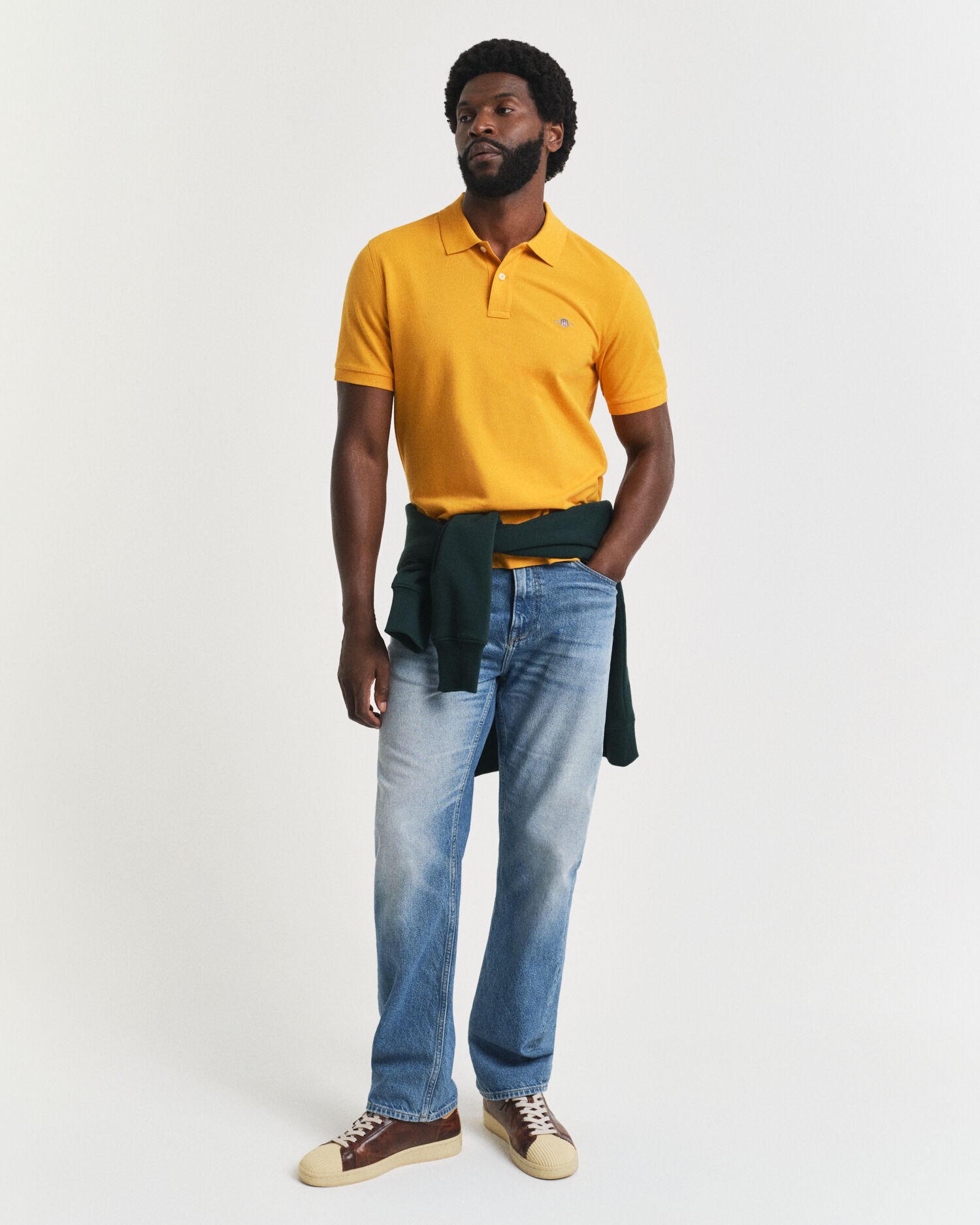 Regular Fit Shield Piqué Polo Shirt
