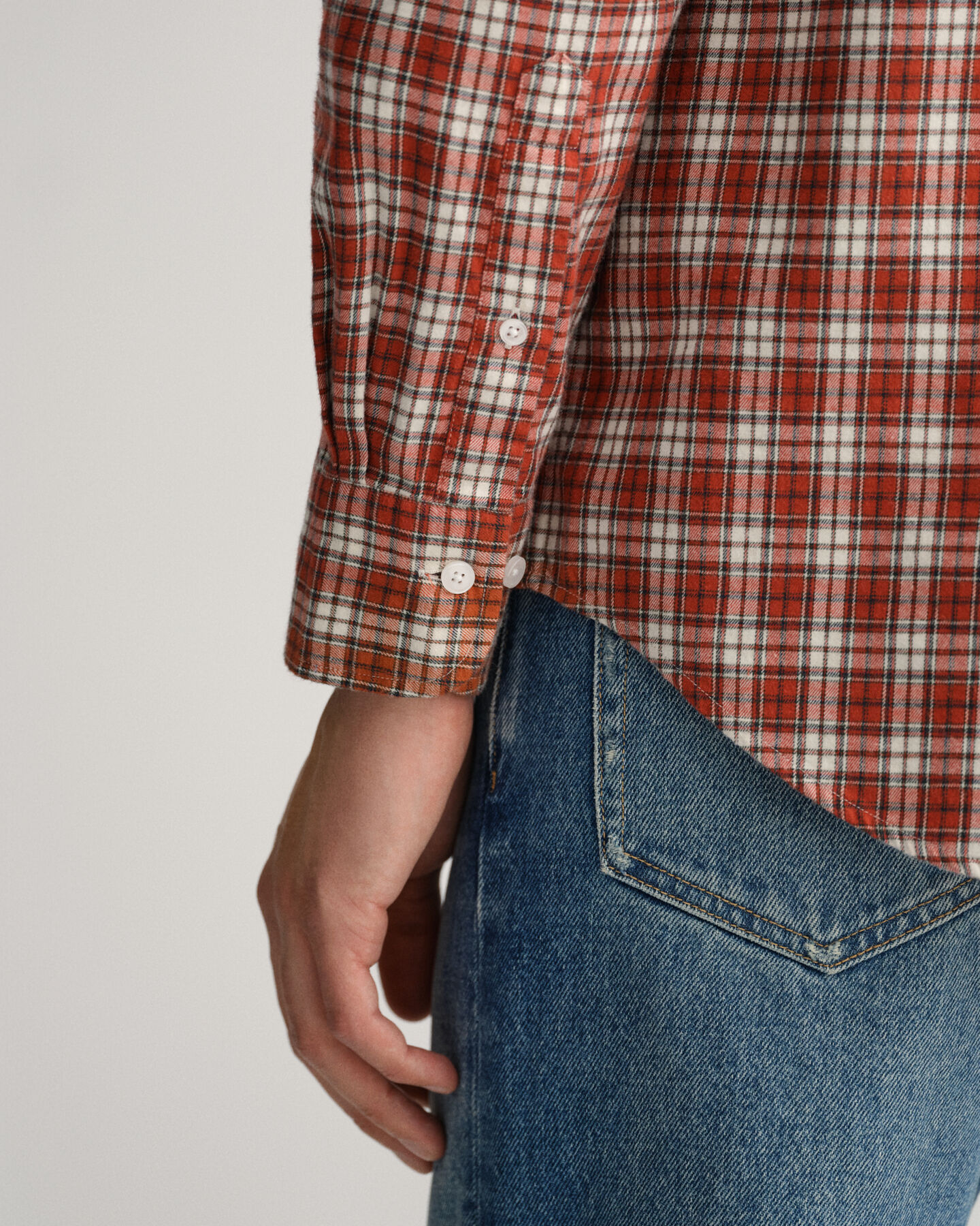 Regular Fit Flanell Karohemd