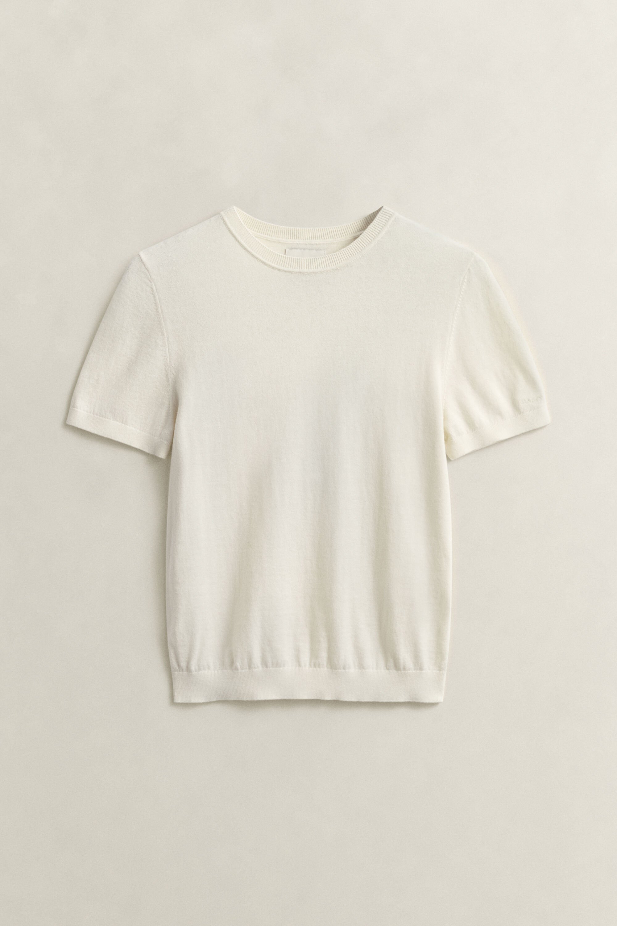 Maglia girocollo leggera a maniche corte