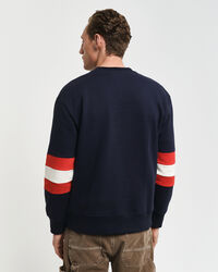 Color Blocked Rundhals-Sweatshirt