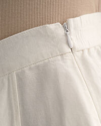 Leinen Viskose Midirock