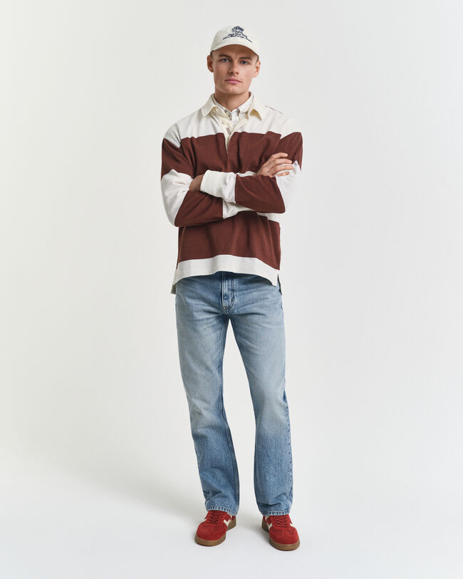 Bootcut Jeans mit Vintage-Waschung