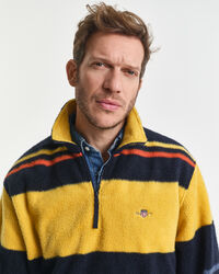 Gestreiftes Fleece Sweatshirt