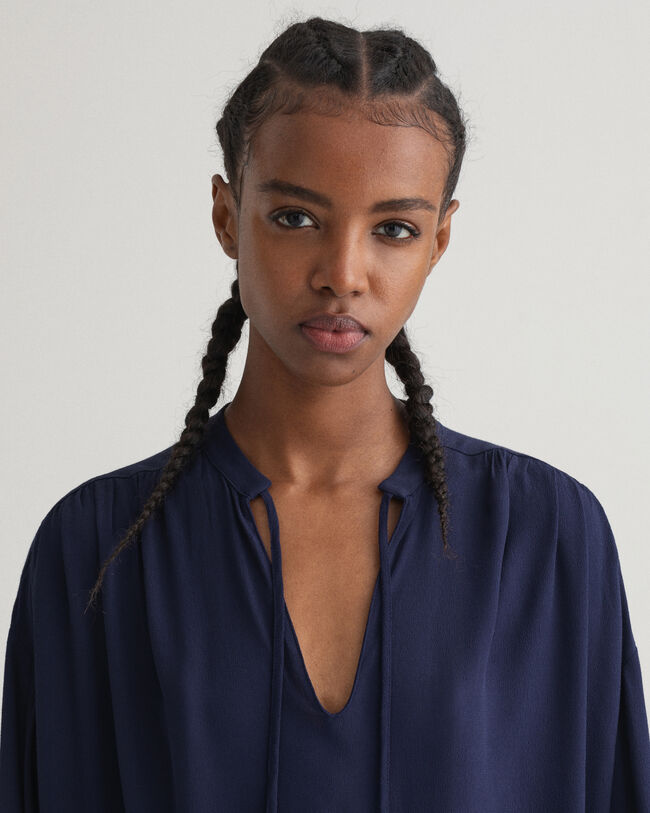 Wrinkle Schlupfkleid