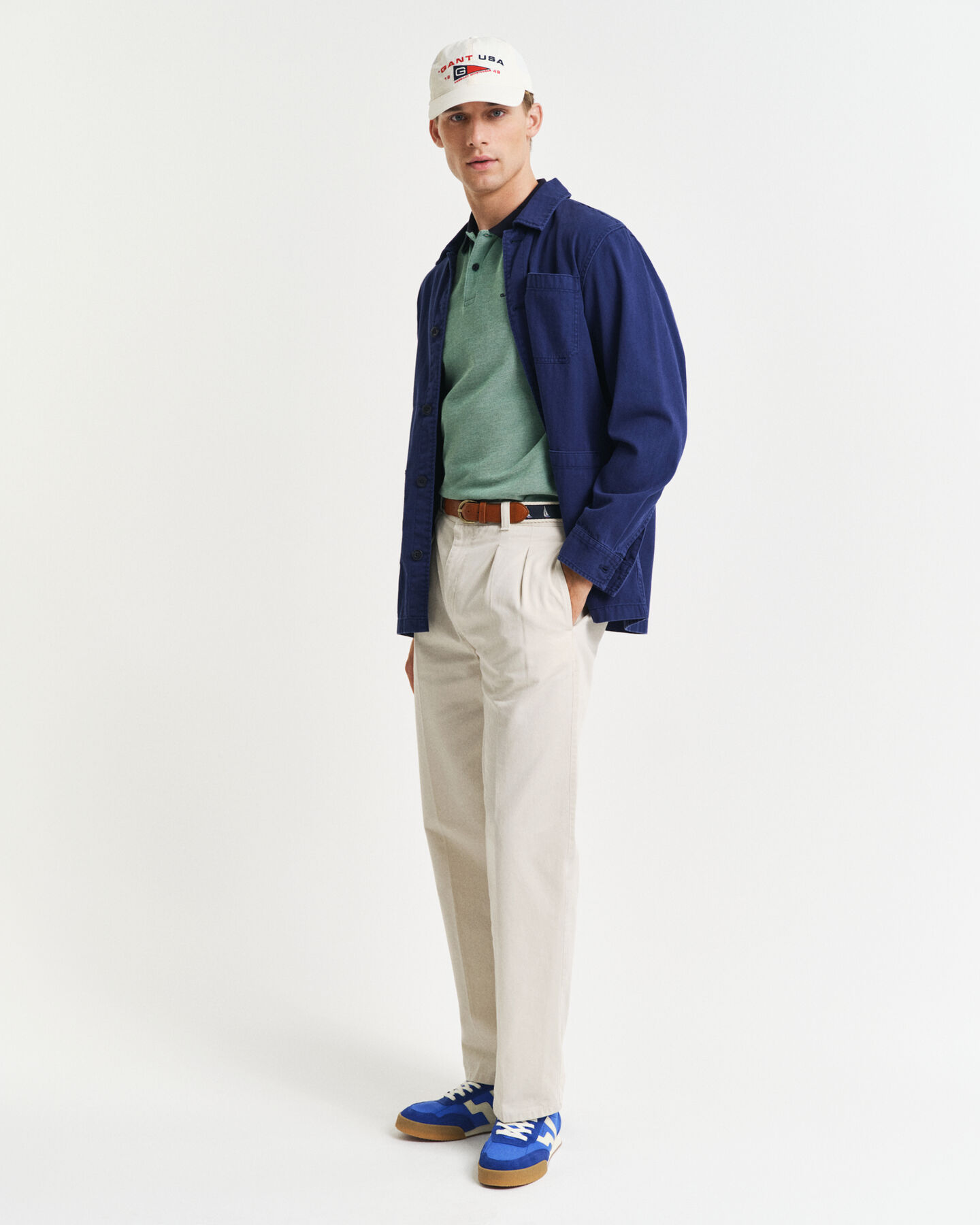 Oxford Piqu&eacute; Poloshirt in 4 Farben